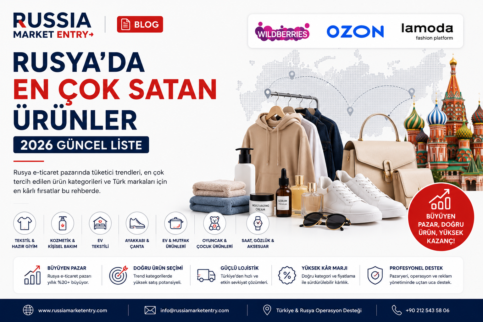 Rusya'da En Çok Satan Ürünler (2026 Güncel Liste)