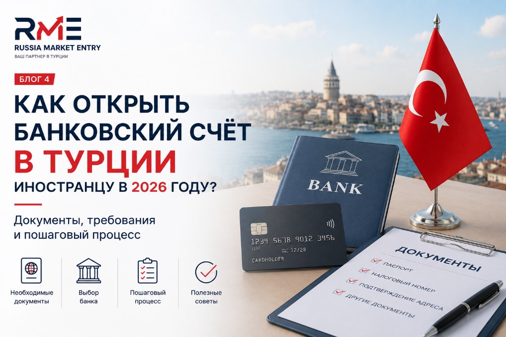 Как открыть банковский счёт в Турции иностранцу в 2026 году?