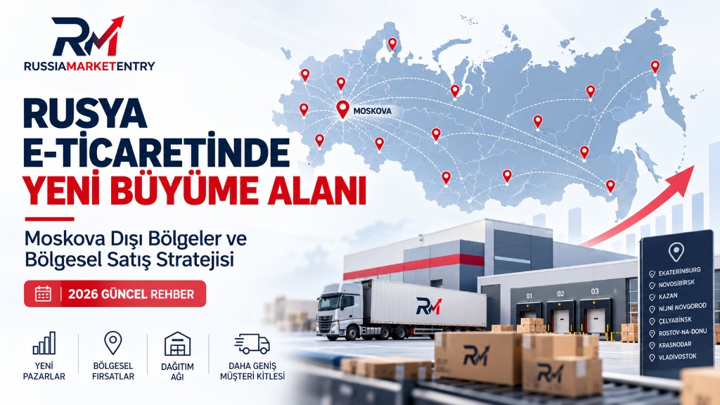 Rusya E-Ticaretinde Yeni Büyüme Alanı: Moskova Dışı Bölgeler ve Bölgesel Satış Stratejisi
